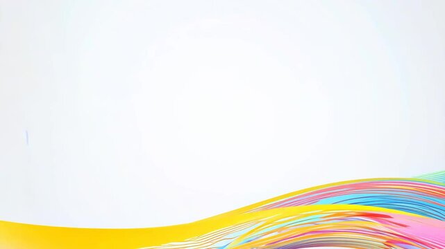 Abstract wavy background with vibrant, multicolored striped lines. Dynamic and curvy design. event, invitation, colourful, greeting, card, simplicity, design element, simple, flag, flowing, futuristic