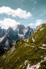 landscape in the Cadini di Misurina