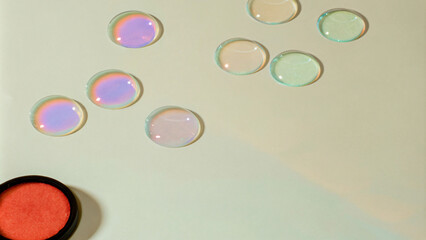 Abstract background with bubbles
