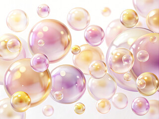 Abstract background with bubbles