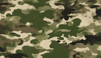 camouflage, blurred background khaki, protective print, stylish design for clothes