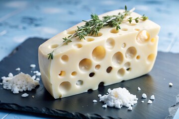 Swiss cheese, nice photo for wall art and print or flyer and menu