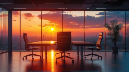 Sunset casts a golden glow over the ocean, painting the sky with vibrant hues as diners relax at a beachfront cafe