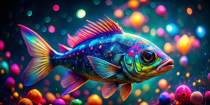 Maruca Fish: Underwater Elegance, Surreal Aquatic Life, Close-up Photography