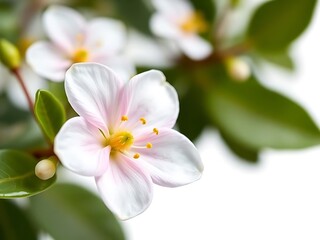 Obraz premium frangipani flower isolated on white