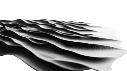 Desert dunes, transparent background