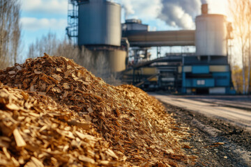 Realistic photo of Bioenergy Pellets