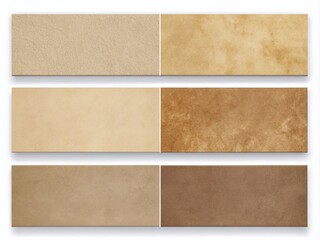 Minimalist Cardboard Texture Banner Backgrounds: Abstract Brown & Beige Designs