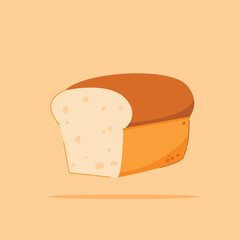 bread for breakfast. soft wheat bread, dry bread icon for posters and web icons
