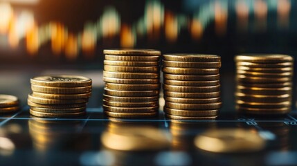 Layered Graphics for Financial Diversification Concepts