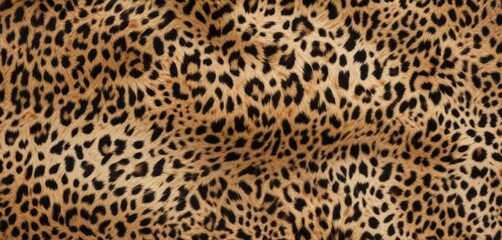 Seamless cheetah print fabric texture in realistic colors, texture, exotic, background
