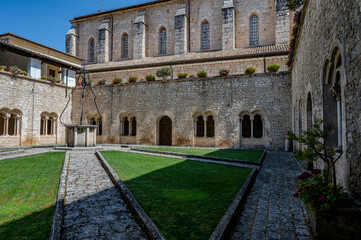 Fototapeta premium Veroli, Lazio. The Cistercian Abbey of Casamari.