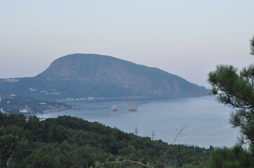 Crimea sea side, bear's mountain, Ayu-Dag