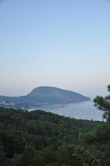 Crimea sea side, bear's mountain, Ayu-Dag