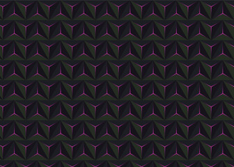 A blue and black geometric pattern with the blue star on the left