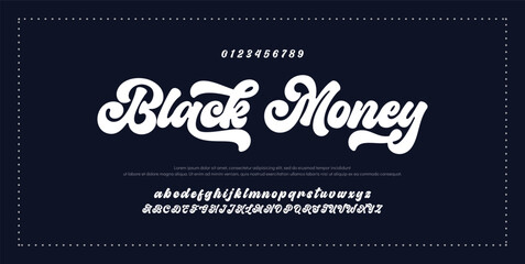 Hand drawn vector alphabet. Modern monoline signature script font. Elegant Signature Font. Best Alphabet Beautiful Calligraphy Signature Font