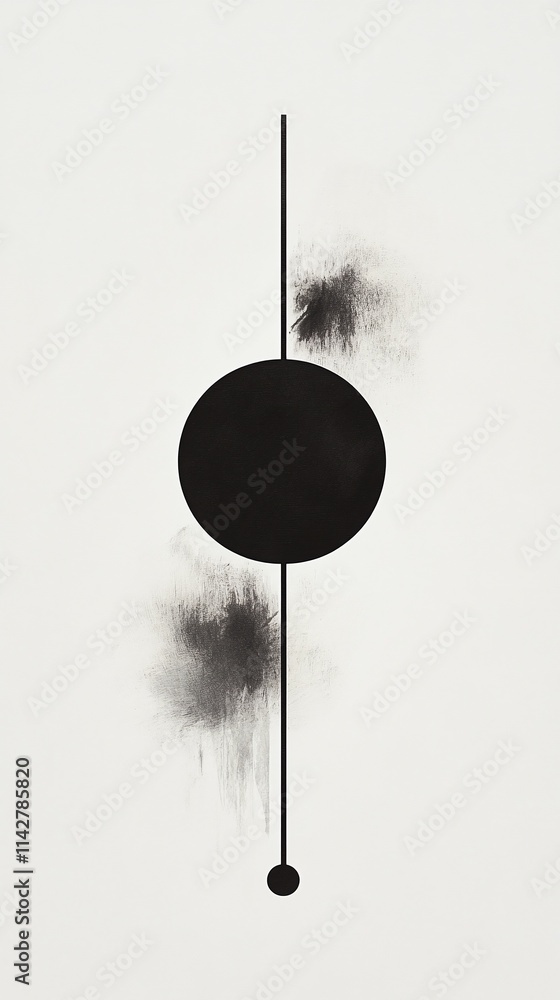 Poster minimalist design with space for personalized messaging on the back.