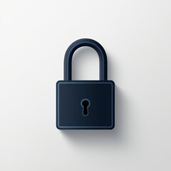 Fototapeta premium Fortified Security A Symbol of Digital Protection