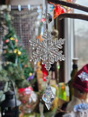 christmas decoration on the tree