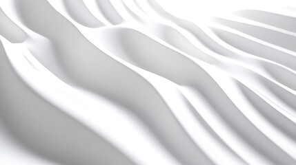 Obraz premium Abstract White Wavy Texture: Abstract white wavy texture background with light and shadow play. Elegant, modern and minimal, perfect for design projects. 