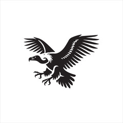 eagle on white