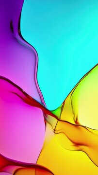 Brightly colored abstract of a colorful abstract background