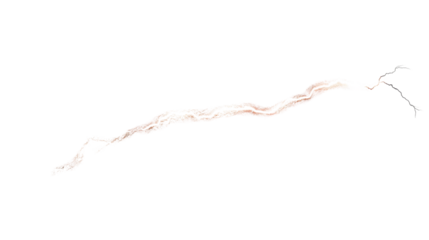 Electricity, transparent background