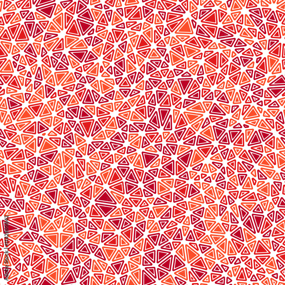 Poster triangles pattern geometric design. rounded solid shapes in frames. small triangles size. multiple c