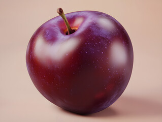 red apple isolated on white