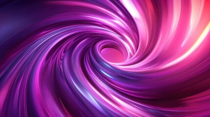Abstract Swirling Purple and Pink Vortex Design