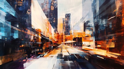 Colorful graphic illustrations