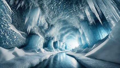 background with ice