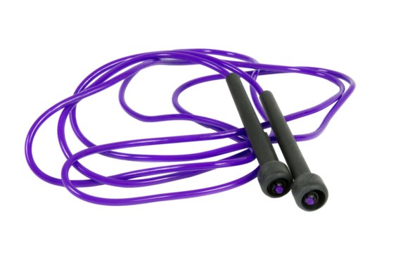 Jumping rope close up