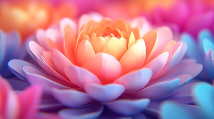 Pastel Dream A Symphony of Colorful Flowers