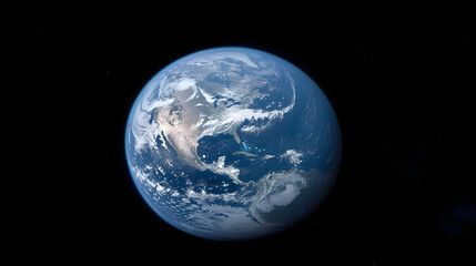 Naklejka premium Earth in Space.