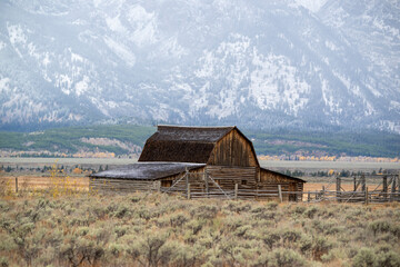 Famous barn outside Jackson WY