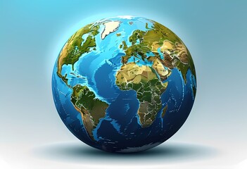 Fototapeta premium globe icon