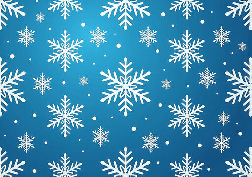 seamless snowflake pattern vector illustration winter holiday designs creates clean elegant winter wonderland