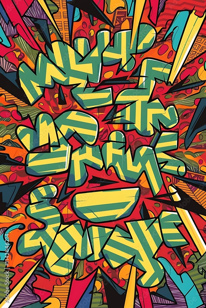 Poster memphis style abstract freeform shape geometric background vector and illustration template design f