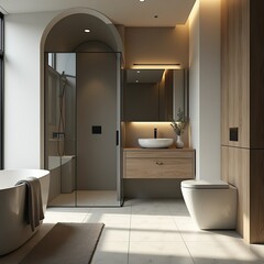 contemporary interior design with bold artistic elements