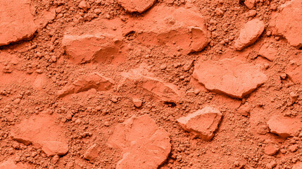 Dry red sand dune flat surface texture