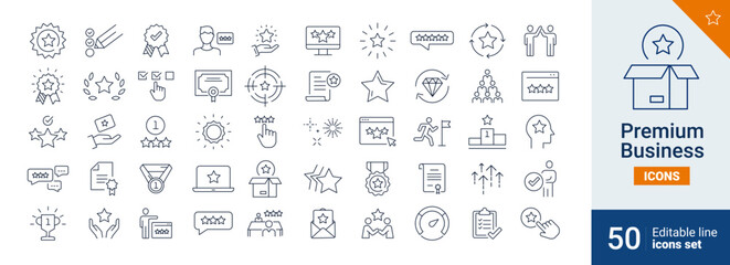 Premium icons Pixel perfect. Star, team, product, ...	
