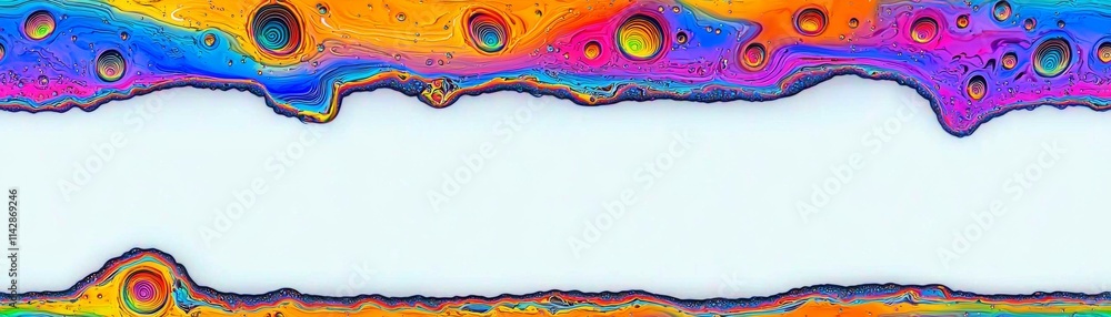 Poster vibrant abstract background with colorful patterns and textures, perfect for creative design project