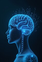 Obraz premium Conceptual technology illustration of artificial intelligence