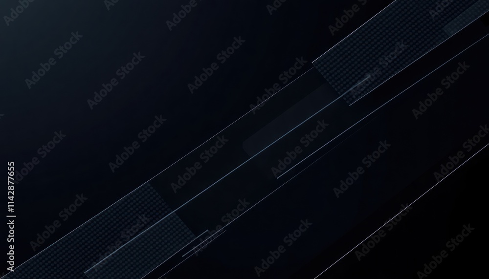 Poster abstract dark background with sleek carbon fiber texture, subtle geometric patterns. modern design w