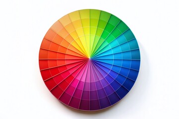 Obraz premium RGB Spectrum Color Wheel Aerial Photography PNG Image - High Resolution Download
