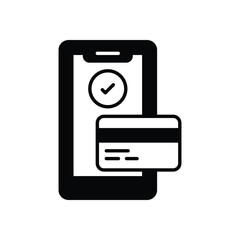 Mobile Banking vector icon