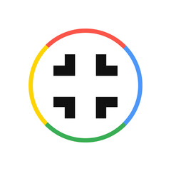 Four Arrows Pointing Outwards