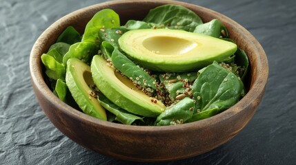 The Avocado Spinach Salad