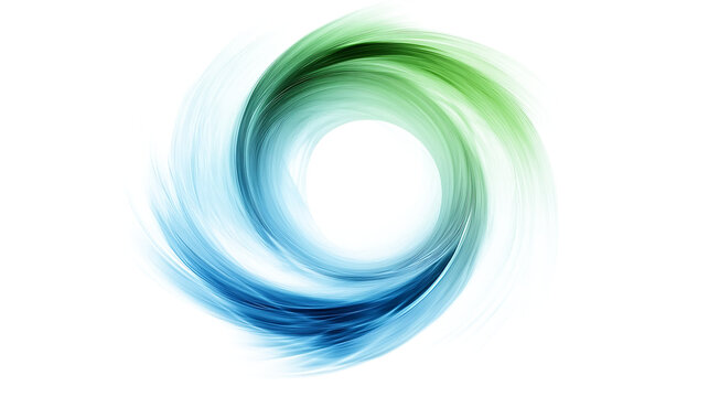 Abstract green background on white or transparent background.